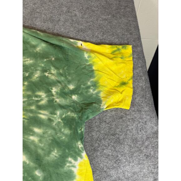 Vintage Grateful Dead Green Bay Packers Tie Dye T-Shirt Mens XL Single Stitch - Picture 10 of 11